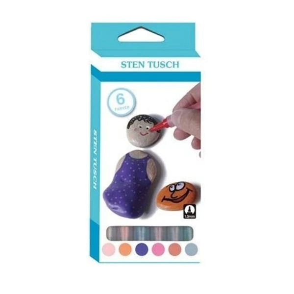 Sten Tusch, 6 stk. Ass.