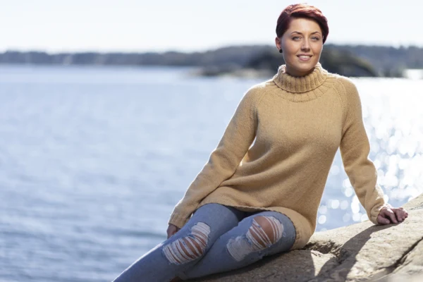 2635 Damebluse i A-facon