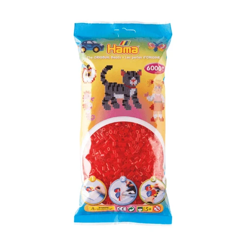 Hama Midi Perler, Transparent, 6000 stk