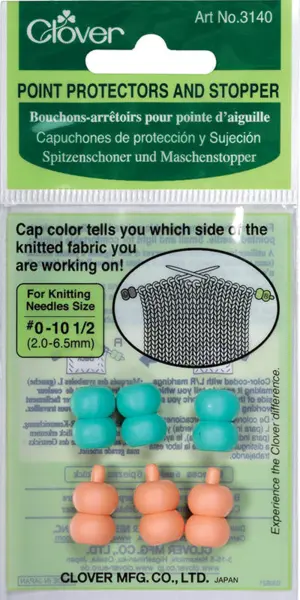 Clover Pindebeskytter og -stopper (Turkis/lyserød)