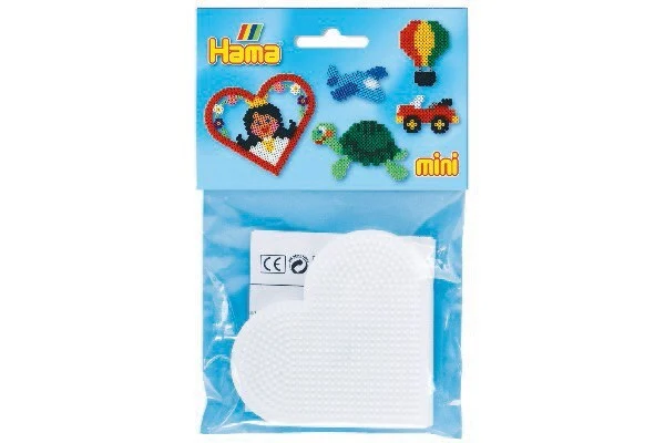 Hama Mini Stiftplade - 2 stk stiftplade hjerteformet 591 nr. 5203