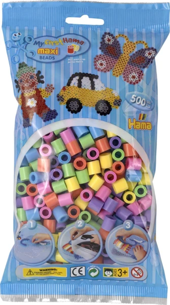 Hama Maxi Perler 500 stk - Mix 50