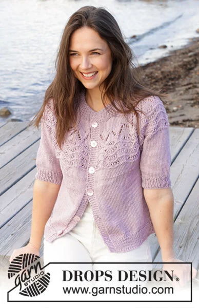 241-31 Hope Bay Cardigan by DROPS Design