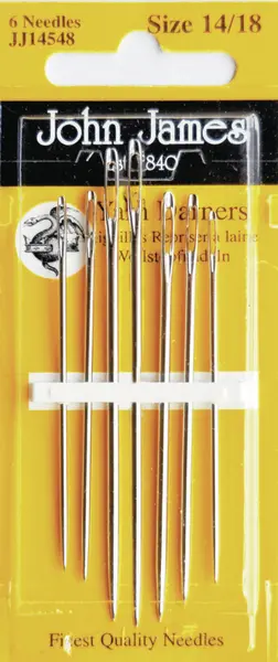 John James Uld Stoppenåle str. 14/18 (6 nåle)