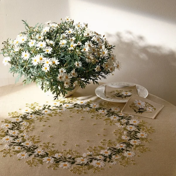 Permin Broderi - Hvid Okseøje