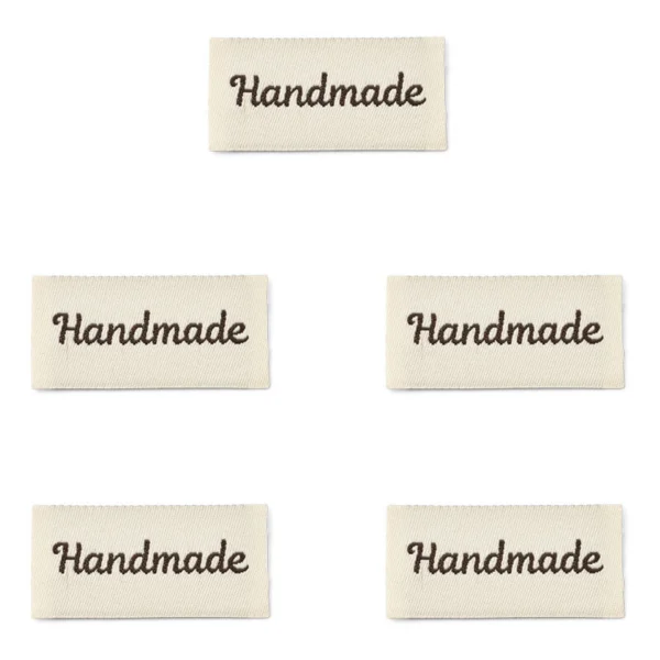 LindeHobby Handmade Label, Bred Magnolia Script