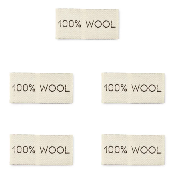 LindeHobby 100% Wool, Label (4 cm x 2 cm), 5 stk