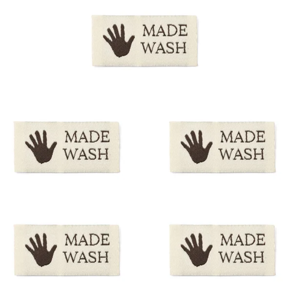 LindeHobby (Hand)made/wash Label (4 cm x 2 cm), 5 stk