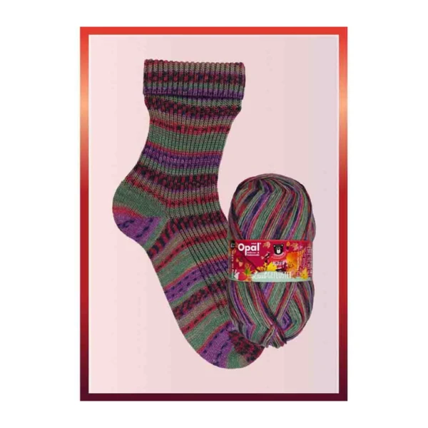 Opal Laubgeflüster 4-ply 50 Bærmorgenmad