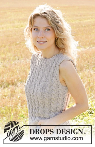 248-18 Swirling Clouds Top by DROPS Design