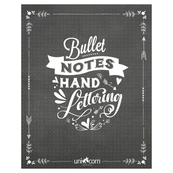 Bullet Notes Hand Lettering