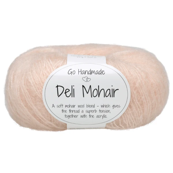 Go Handmade Deli Mohair 89 Rose