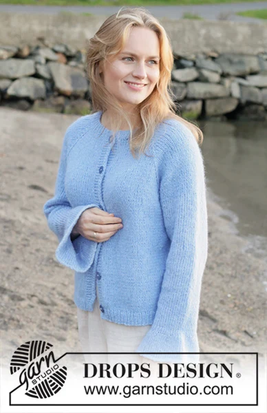 259-30 Freshwater Bay Cardigan by DROPS Design