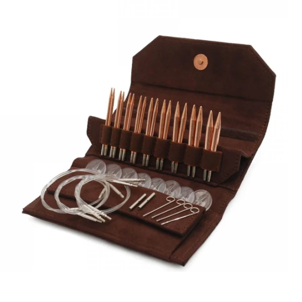 LYKKE Udskiftelige Rundpindesæt Cypra, Brun, 9 cm