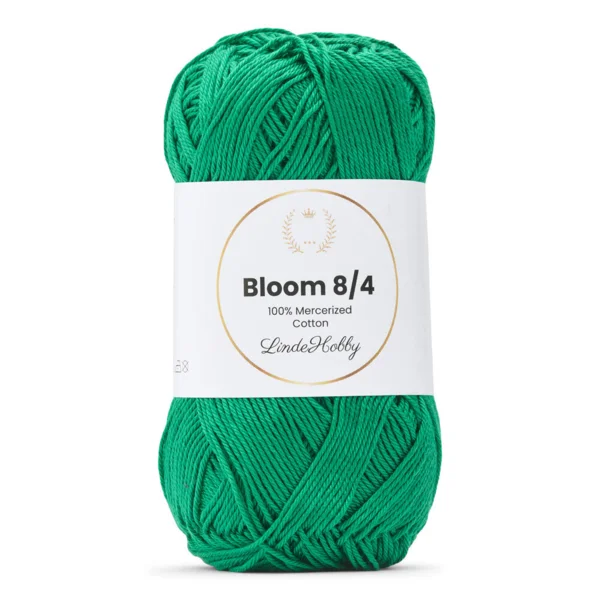 LindeHobby Bloom 8/4 Mercerized Cotton 33 Benetton-grøn