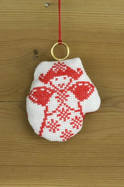 Broderikit Vante m/engel 8 x 8 cm