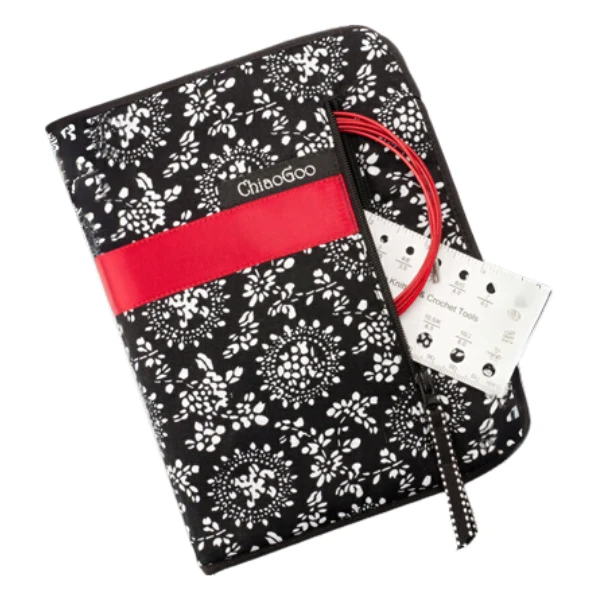 ChiaoGoo Udskiftelige Rundpindesæt Twist Red Lace, Large, 13 cm