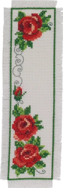 Broderikit Roser 7 x 22 cm