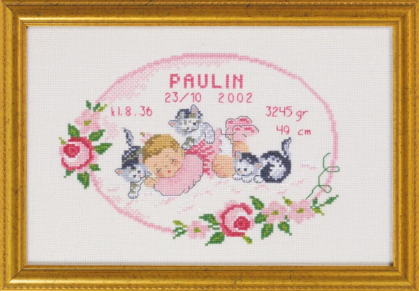 Broderikit Baby Paulin 29 x 19 cm  R5425/82
