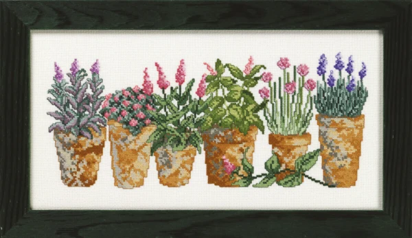 Broderikit Krydderurter 33 x 17 cm R5328