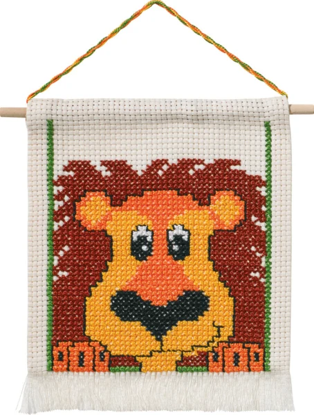 Broderikit MFK Løve M5119/18 16x18cm