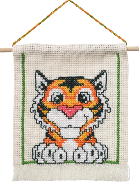 Broderikit MFK Tiger M 5119/18 16 x 18 cm