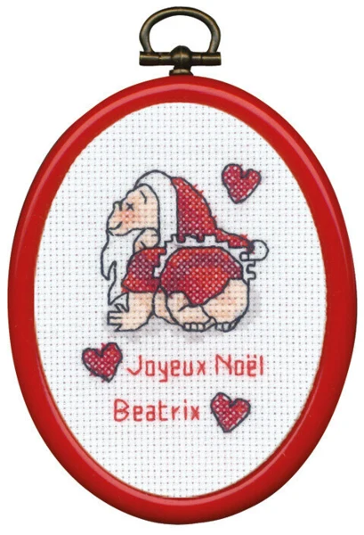 Broderikit Krybende nisse m/5961/30 7x9 cm