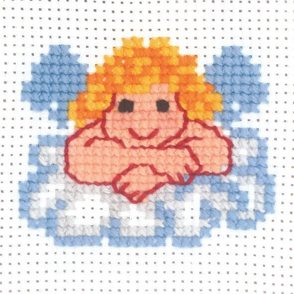 Broderikit Engel 10 x 10 cm