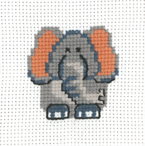 Broderikit MFK Elefant 8 x 8 cm