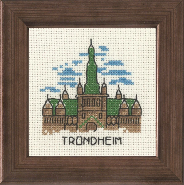 Broderikit Trondheim 10 x 10 cm R5370