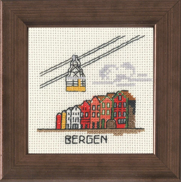 Broderikit Bergen 10 x 10 cm R5370