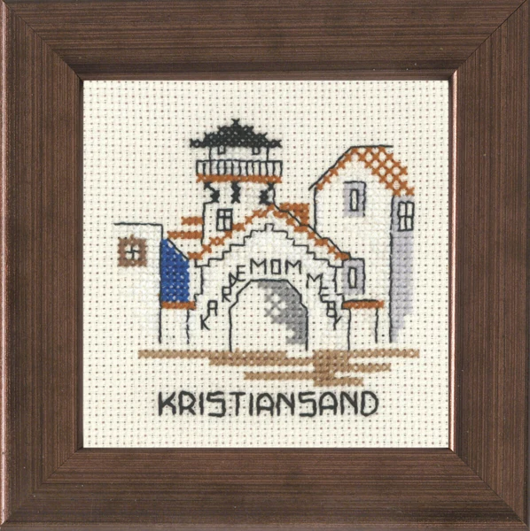 Broderikit Kristiansand 10 x 10 cm R5370