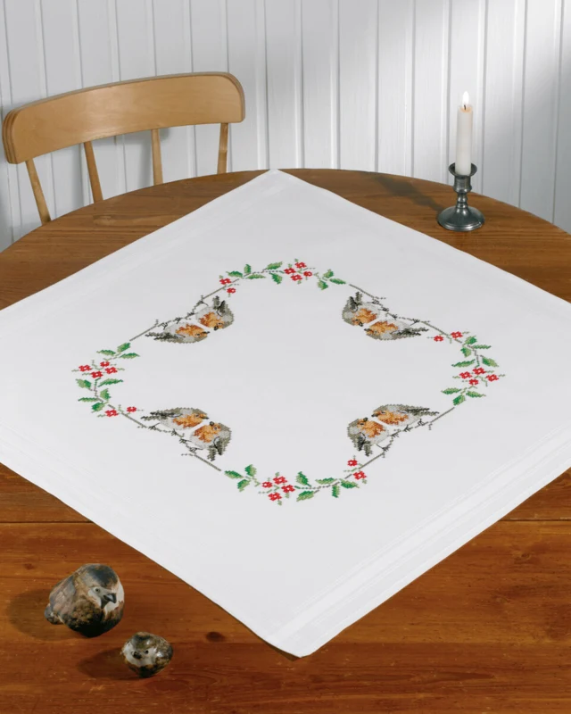 Broderikit Fugle 80 x 80 cm