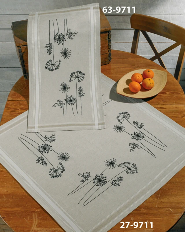 Broderikit Natur 80 x 80 cm