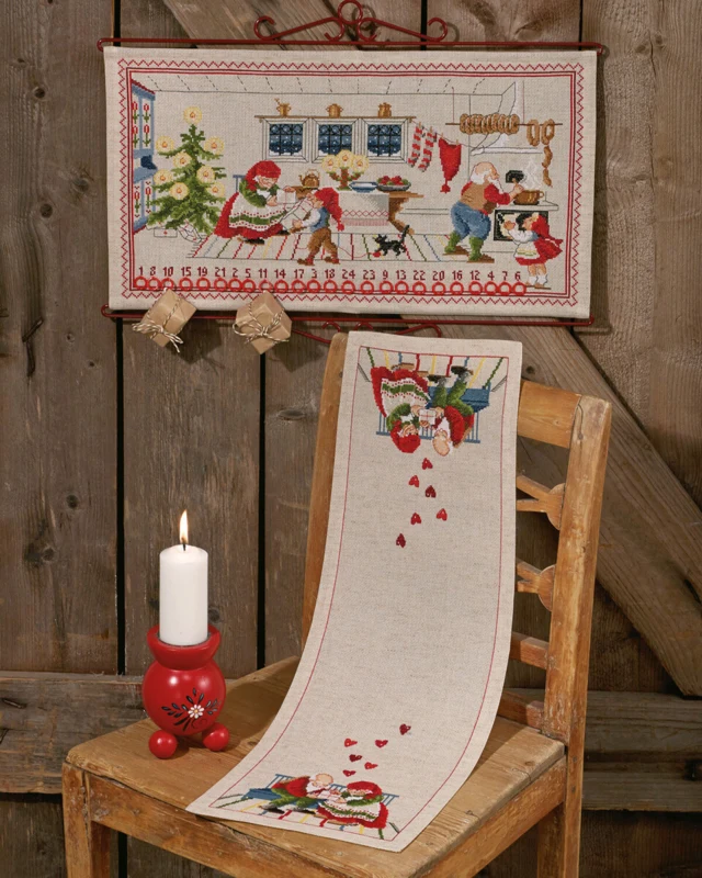 Broderikit Nisse køkkenet B5135/55 55 x 30 cm