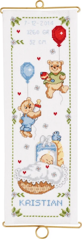 Broderikit Kristian dåb M/5188/14 14 x 40 cm