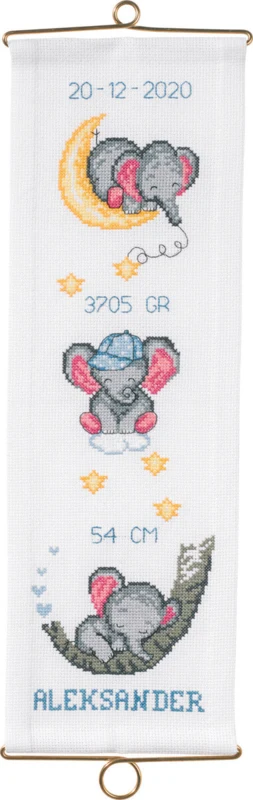 Broderikit Dåb Aleksander m/5188/14 14 x 44