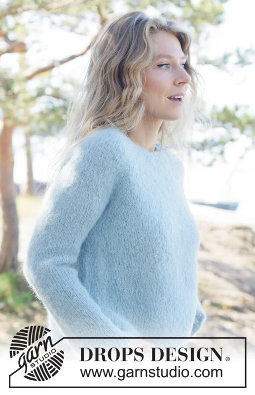 263-24 Tide Song Sweater by DROPS Design