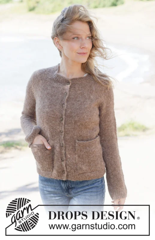 262-25 Forest Pocket Cardigan by DROPS Design