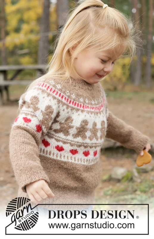 50-2 Cookie Parade Sweater by DROPS Design