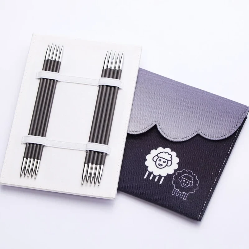 KnitPro KARBONZ Strømpepindesæt 15 cm (5 str. 2.00-4.00mm)