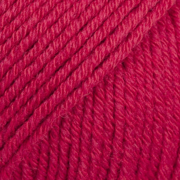 DROPS COTTON Merino 06 Kirsebær rød