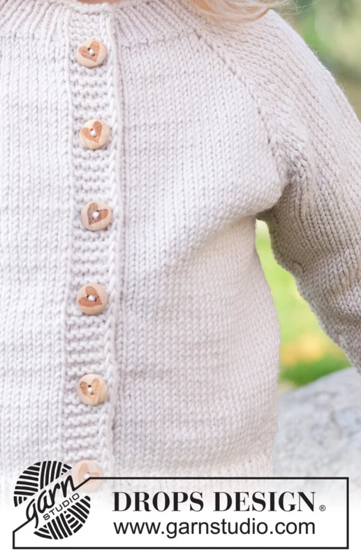 49-14 Gentle Day Cardigan by DROPS Design