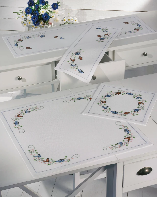 Broderikit Sommerfugle 23 x 67 cm