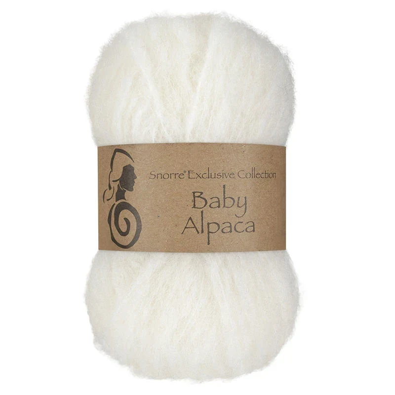Viking Snorre Baby Alpaca 300 Hvid