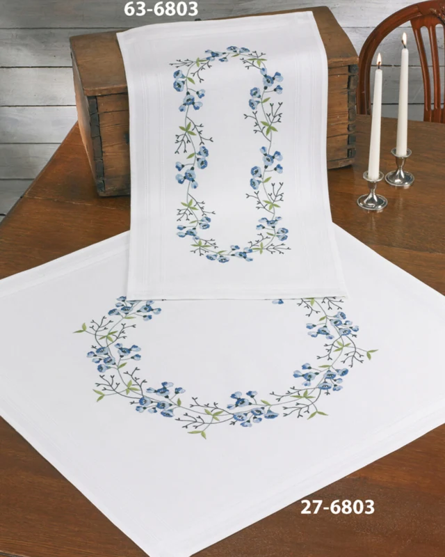 Broderikit Klokkeblomster 40 x 80 cm