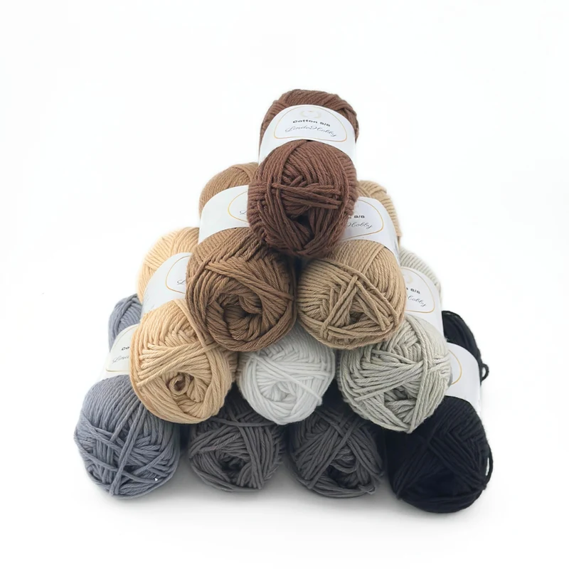 LindeHobby Cotton 8/8 - Natural Harmony, 10 ngl