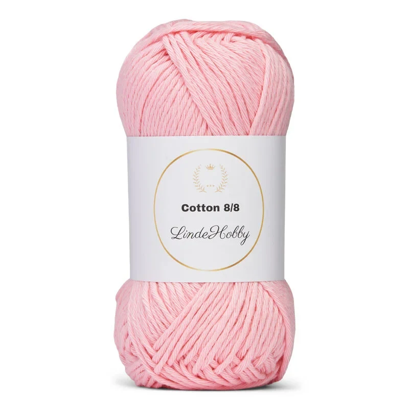 LindeHobby Cotton 8/8 - Soft Pastel Dream, 10 ngl 094 Azalea