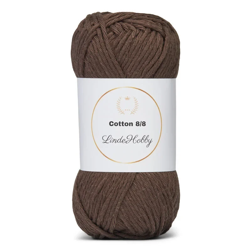 LindeHobby Cotton 8/8 - Autumn Glow, 10 ngl 035 Caffe