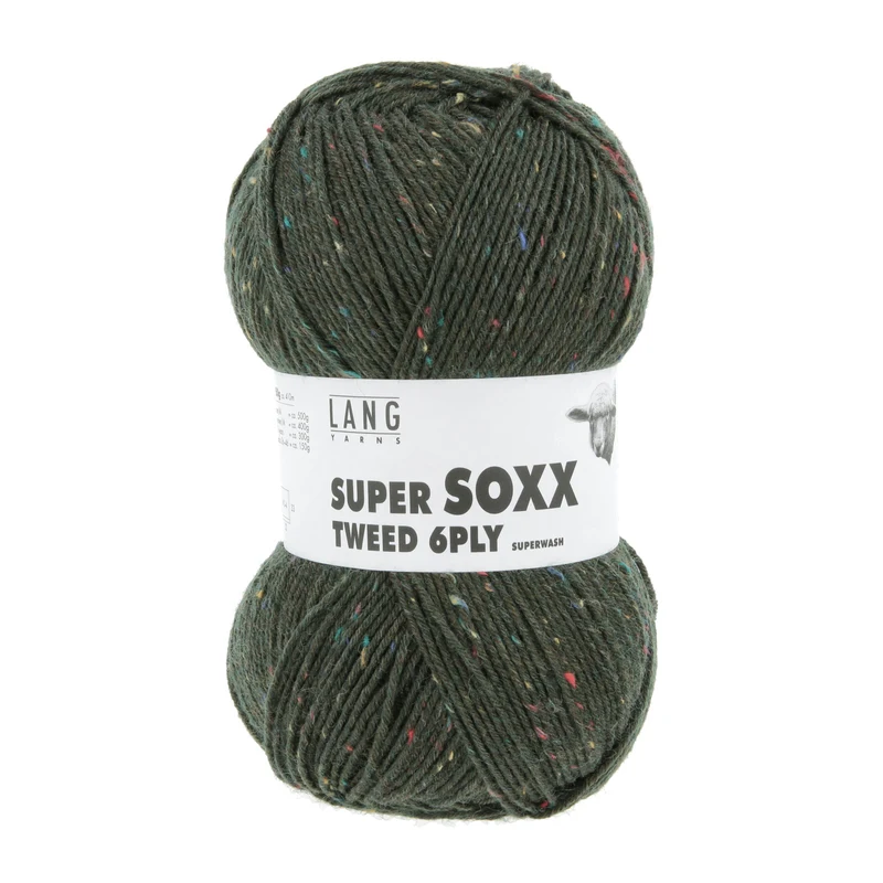 Lang Yarns Super Soxx Tweed 6-Ply 0018